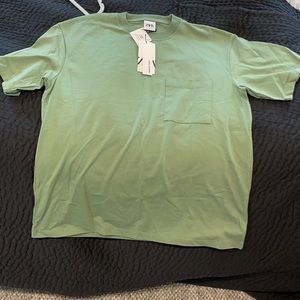 Zara Men’s Large Oversized Green T-Shitt